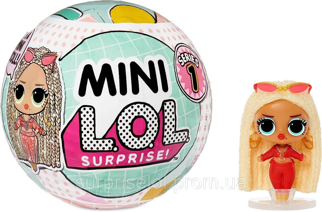 Лялька ЛОЛ Міні сестрички серія 3 Оригінал змінює колір Mini LOL Surprise Move & Groove Mini OMG Fashion Doll