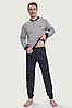Чоловічий костюм для дому джемпер та штани Enrico Coveri EP2128, фото 2