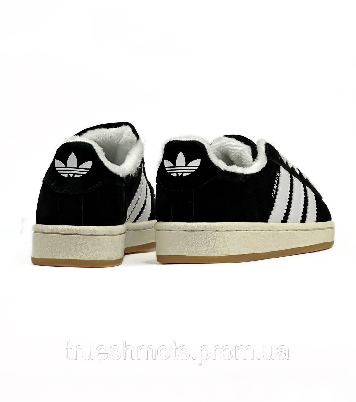 Женские кроссовки Adidas Campus 00s Black White Winter - фото 5 - id-p2031774234