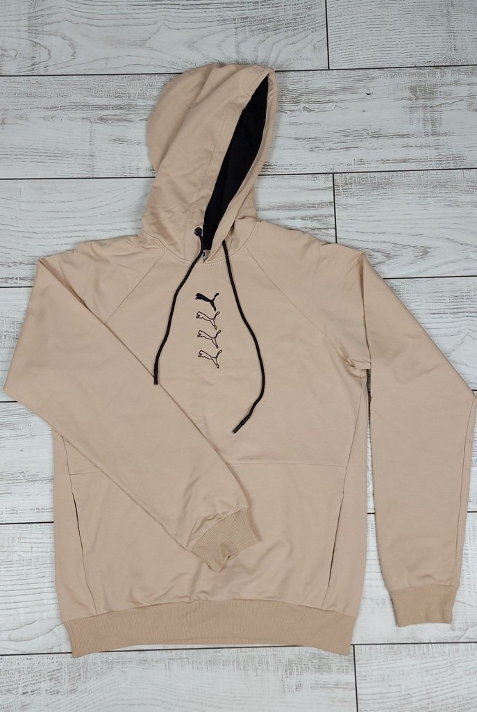 Худі чоловіче Puma кавове з капюшоном Туреччина