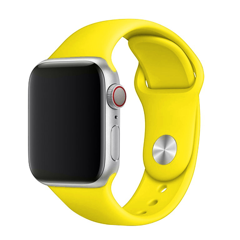 Ремінець для Apple Watch (38/40/41 mm) Silicone Yellow 16