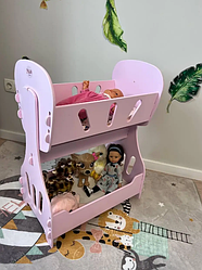 Дитячі ліжечка каталки для ляльок 