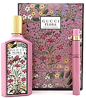 Парфюмированный набор Gucci Flora Gorgeous Gardenia Eau de Parfum 100ml+10ml