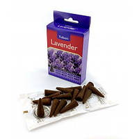 Пахощі Tulasi Lavender Incense Cones Лаванда конуси безосновні