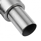 Змішувач для кухні VENTA VA3008-Білий з гнучким гусаком (картридж 35 мм) Нержавіюча сталь, фото 4