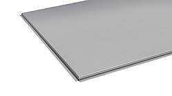 Перфорована стельова плита з алюмінію сіра/металік Alubest D 1.5мм Економ