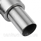 Змішувач для кухні VENTA VA3008-Black з гнучким гусаком (картридж 35 мм) Нержавіюча сталь, фото 6