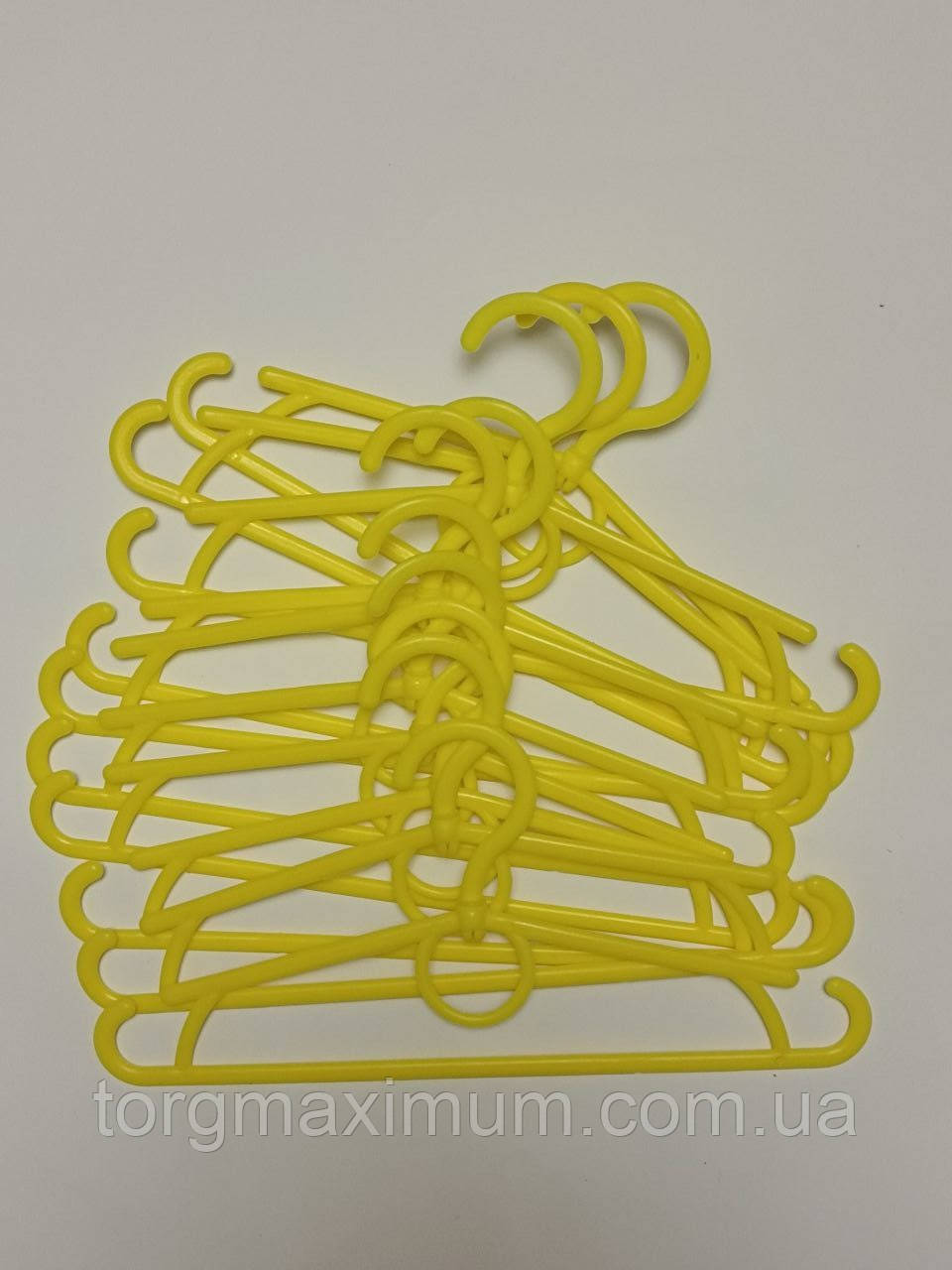 Плічка пластикові дитячі жовті 32 (см), фото 1