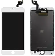 Дисплей Apple iPhone 6S Plus с тачскрином и рамкой, TFT Китай, белый