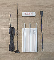 Комплект для інтернету Netis MW5230 + Huawei E3372 + антена 12 dBi (3 * 5 дБ антени, WAN, 4 LAN, USB)