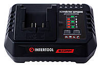 Зарядний пристрій для акумулятора Intertool 20 В x 4 А·год Li-Ion Storm