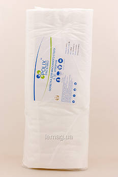 Polix Серветки для масажного столу з отвором Y, 35х40 см спанлейс, упаковка 50 шт