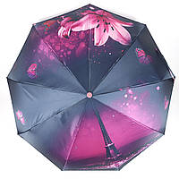 Компактный и удобный женский зонт от Frei Regen с механизмом автомат и 9 карбоновыми спицами