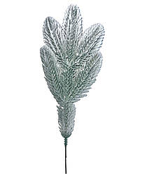 23 Штучна гілка ялинки засніжена 28 см