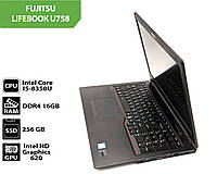 Ноутбук FUJITSU LIFEBOOK U758 (15.6" (1920x1080) / Intel Core I5-8350U / 16GB / SSD 256GB)