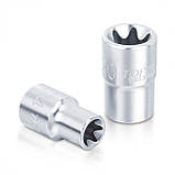Набір головок зірочки TORX E10-E24 1/2" (9 од.) TOPTUL, GAAG0901, фото 2