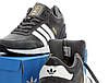 Чоловічі зимові кросівки Adidas INIKI mid Winter Grey White (Сірі) Взуття Адідас Інікі шкіра замш тепле хутро зима В'єтнам, фото 4