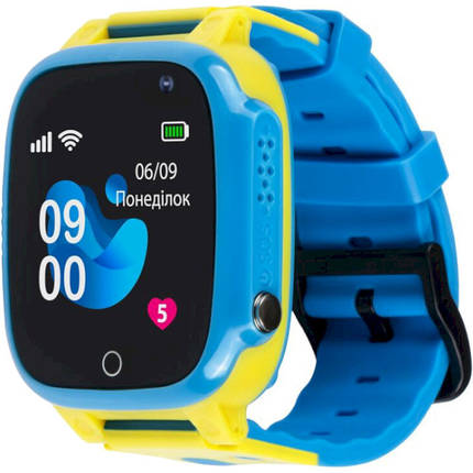 Smart Watch AmiGo GO008 MILKY GPS Wi-Fi Blue/yellow UA UCRF, фото 1