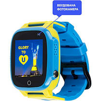 Smart Watch AmiGo GO008 MILKY GPS Wi-Fi Blue/yellow UA UCRF, фото 3