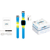 Smart Watch AmiGo GO008 MILKY GPS Wi-Fi Blue/yellow UA UCRF, фото 6