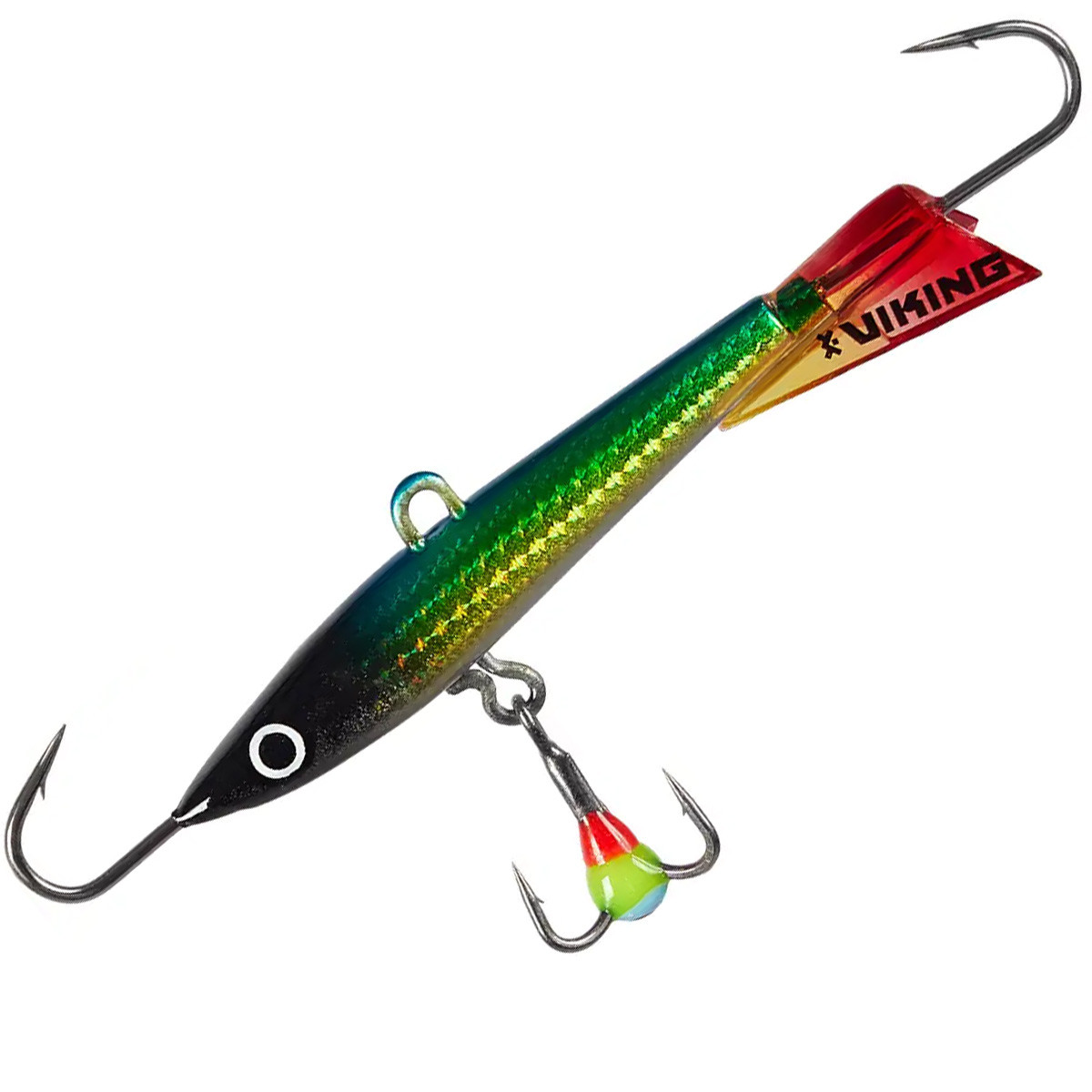 Балансир Viking Fishing Yeti Ice Jig 60mm 16.0g #02 Green Glam, фото 1