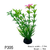 Декорация для аквариума растение Р305 2,5*10 см (пластик)