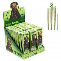 Бумага для самокруток G-Rollz | Pets Rock "Rap" Organic Green Hemp - 3 KS Cones