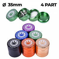 Гріндер металевий Amsterdam Leaf Grinders 4part d:40mm