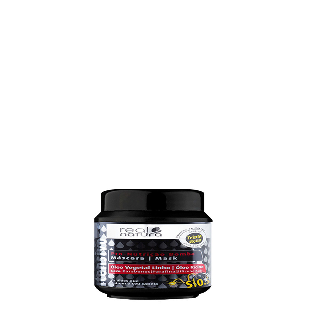 Маска для відновлення волосся Real Natura Pro-Nutrição Bomba