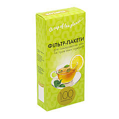 Фільтр-пакети для чаю "СUPLUS" 100шт