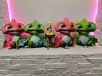 Іграшка антистрес м'яка Дракон червоний (2000790333850), фото 5