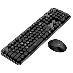 Бездротова клавіатура та миша Hoco DI25 Black N