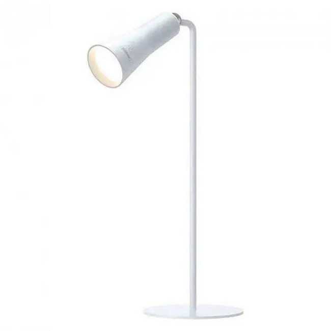 Настільна лампа з акумулятором REMAX LED Hunyo RT-E710 на шарнірі White (N019900)