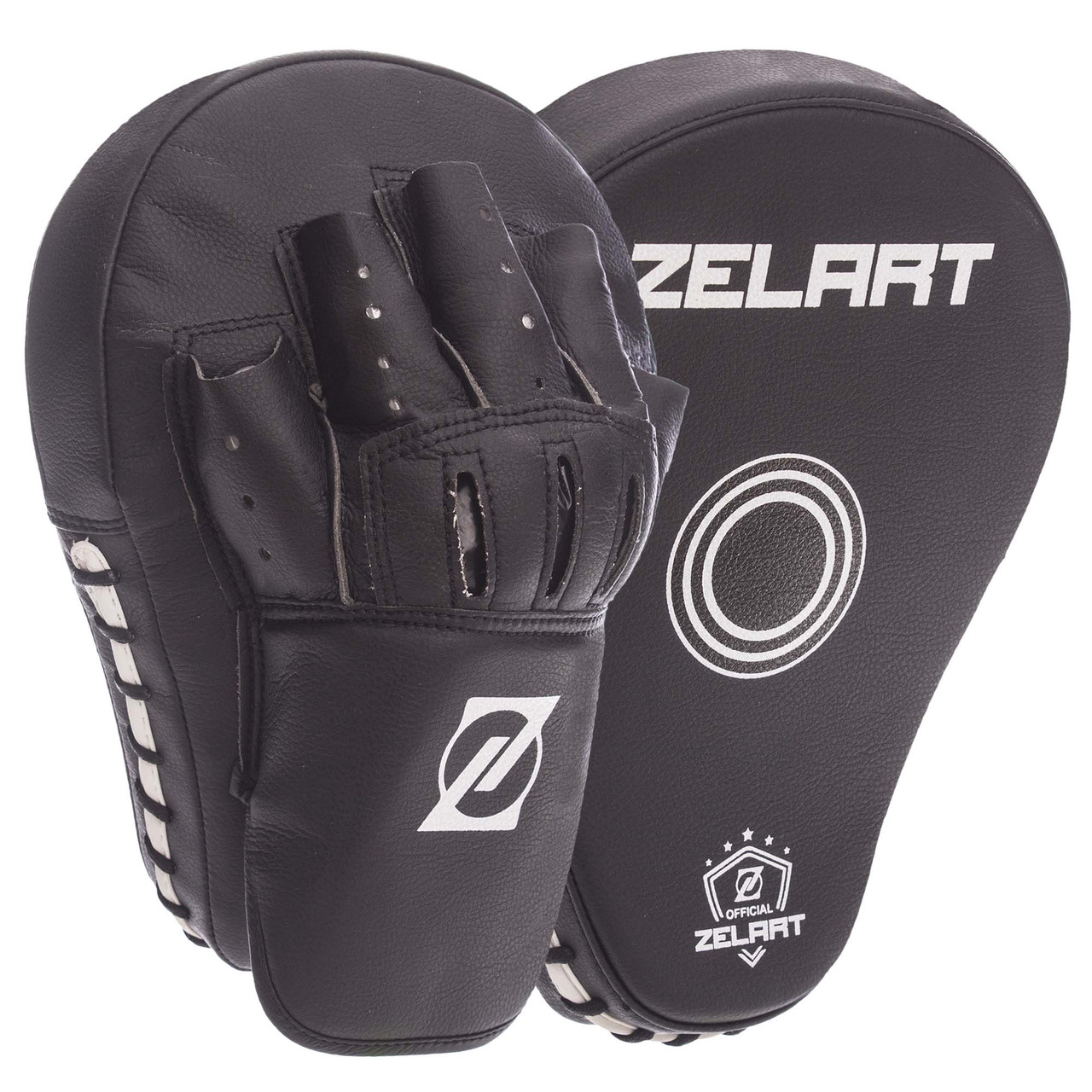 Лапи вигнуті для боксу та єдиноборств (2 шт) PU ZELART BO-1363 25,5x19,5x7 см