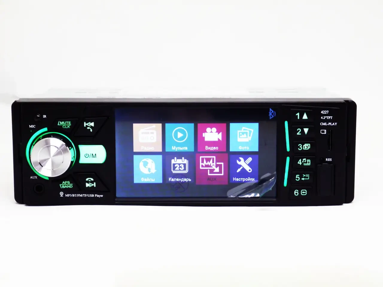 Автомагнітола MP5 4227  з екраном Bluetooth  магнітола Пульт на кермо, фото 1