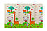 Дитячий складний двосторонній килимок Слоненятко/Білий ведмедик XPE 2000х1500х10 мм, фото 2