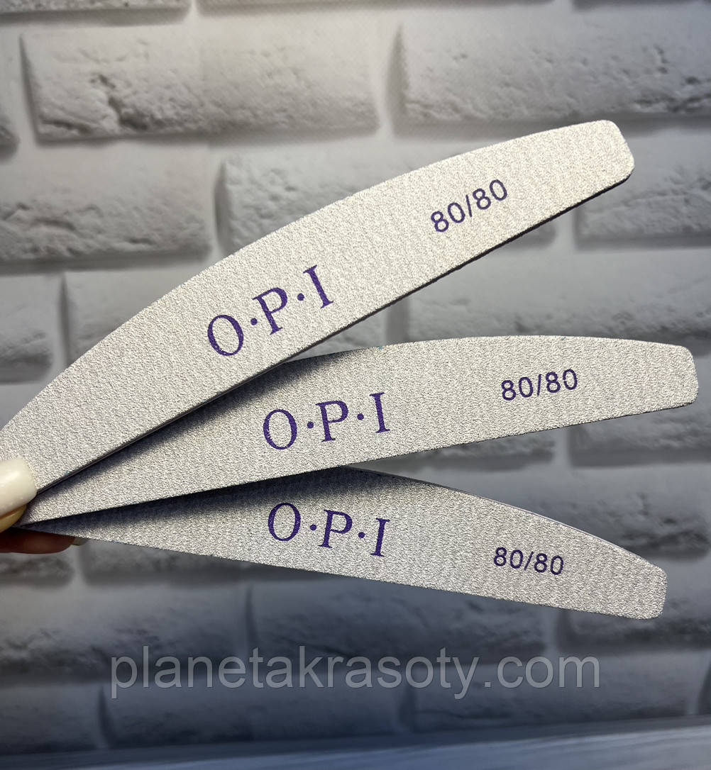 Пилка для нігтів OPPI, банан 100/100, фото 1