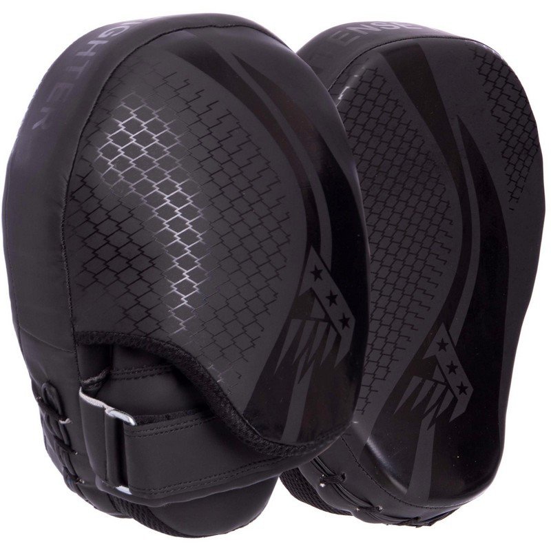 Лапи вигнуті для боксу та єдиноборств (2 шт) PU VL-2228 25x18x11см, фото 1