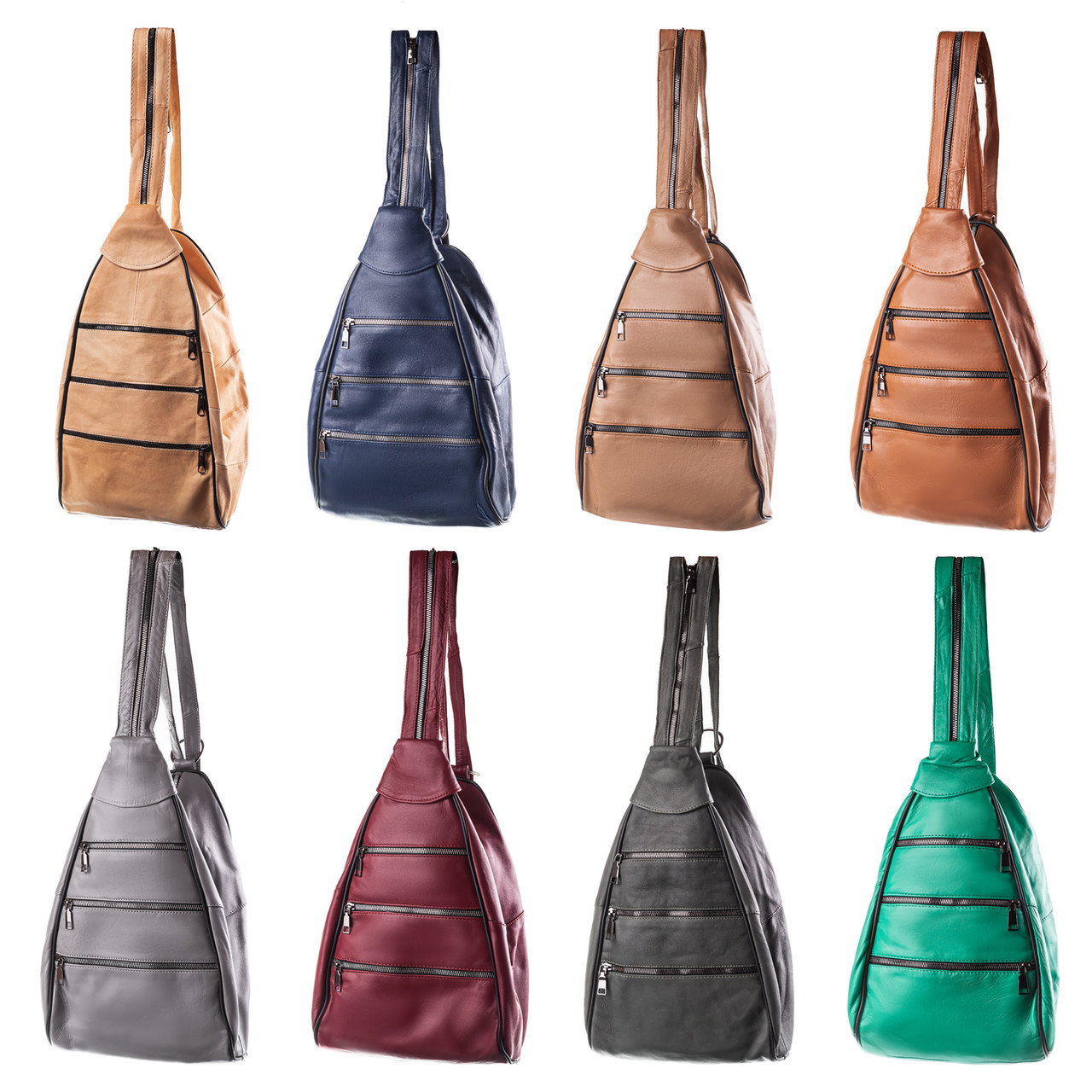 Шкіряний жіночий рюкзак-сумка LT 5617 різні кольори