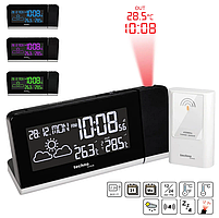 Настільний Мультифункціональний Проекційний Годинник Technoline WT539 Black (WT539) Німеччина, фото 10