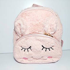 Рюкзак для дівчинки меховий