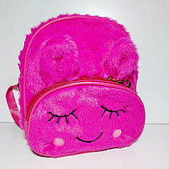 Рюкзак для дівчинки меховий