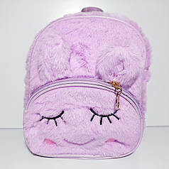 Рюкзак для дівчинки меховий