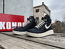 Зимові шкіряні черевики Konors 7173/33/67-16 чорні з блискавкою на натуральній овчині, фото 2