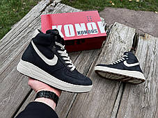 Зимові шкіряні черевики Konors 7173/33/67-16 чорні з блискавкою на натуральній овчині, фото 3