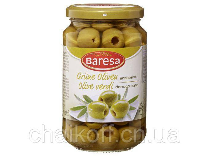 Оливки зелені без кісточки Baresa 340 г (Італія)