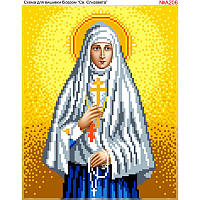 Схема вишивки бісером на габардині Св. Софія