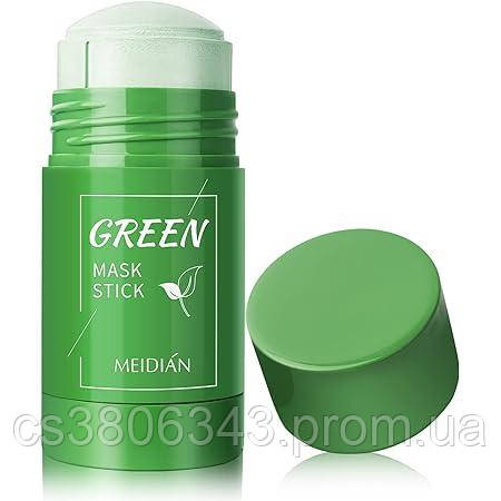 Маска для лица из зеленого чая и глины Зеленая маска-карандаш Green Mask Stick Маска для очищения пор MTS.