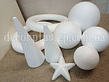Куля пінопластовий 12см, формова, фото 3
