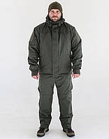 Зимовий костюм тактичний теплий олива Куртка армійська + військові штани олива для НГУ зимовий MILIGUS